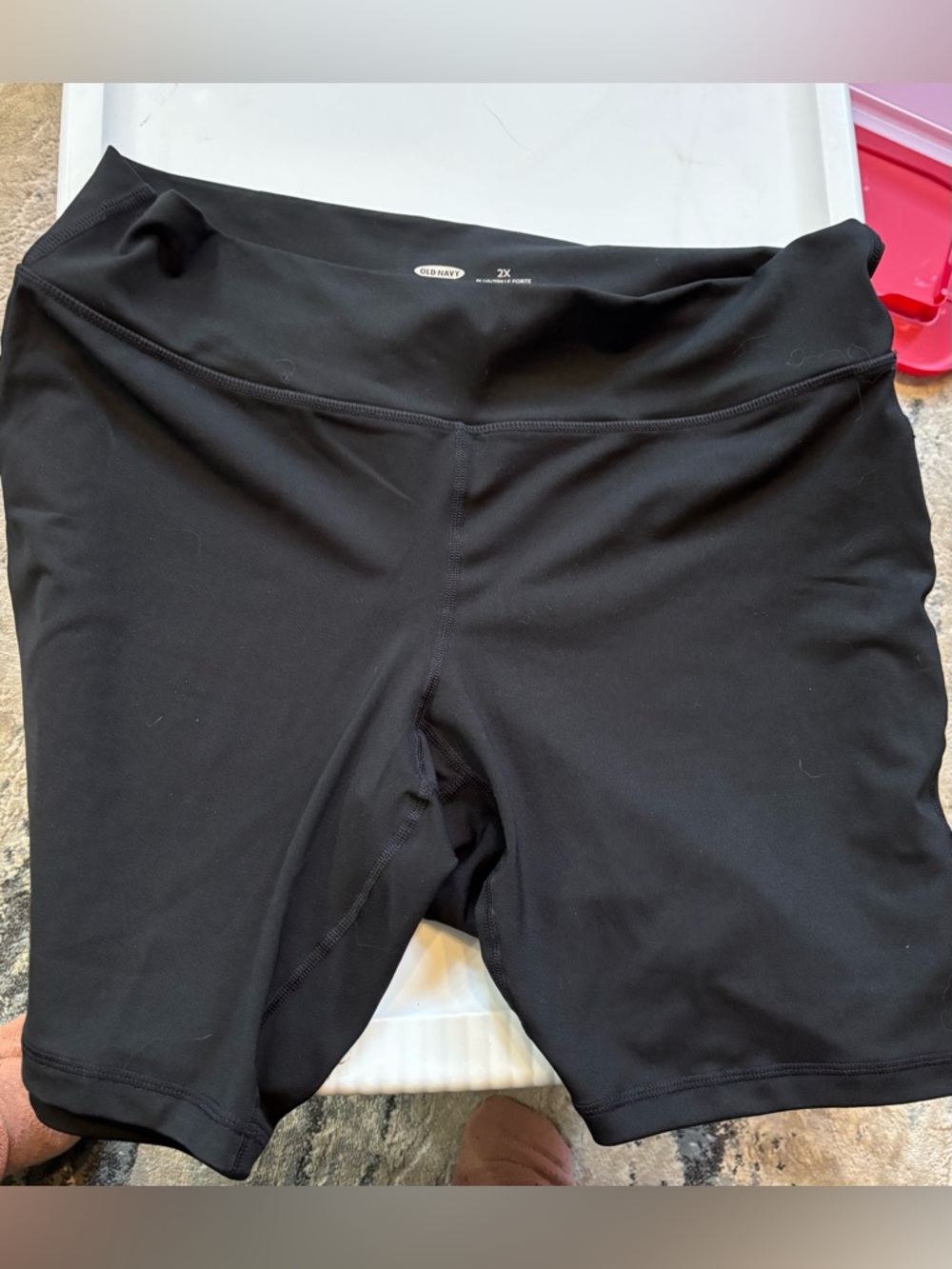 Old Navy Black 2X Plus Active Shorts NWOT - Picture 2 of 5